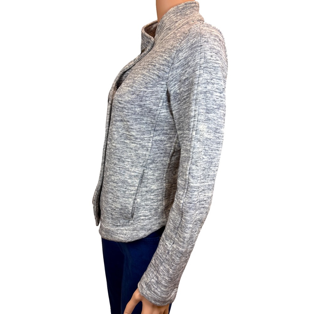 CAbi Gray Women's Cropped Button Jacket Small - Picture 4 of 8